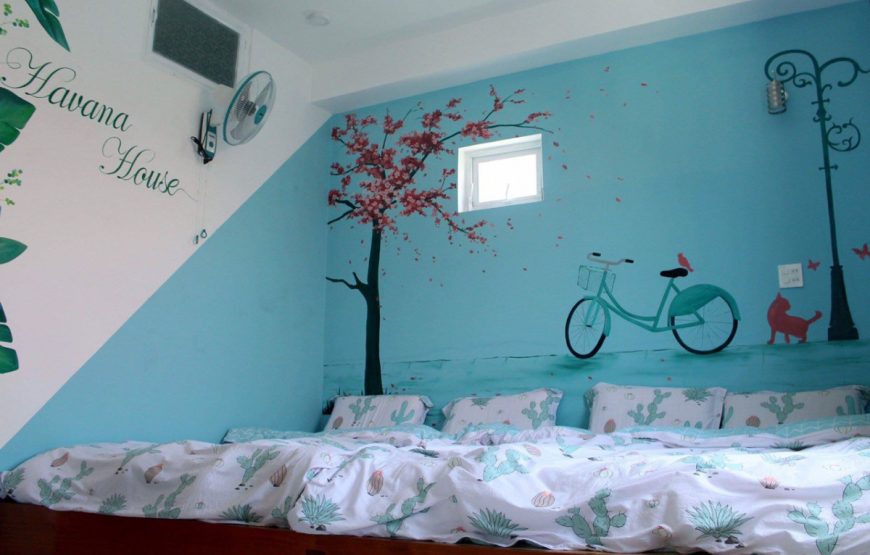Havana House Quy Nhơn – Phòng 2 giường 1m6 ( Passion Room)